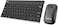 Arteck Bluetooth Keyboard and Mouse Combo Ultra Compact Slim Stainless Full Size Keyboard and Ergonomic Mice for ComputerDesktopPCLaptopSurface and Windows 1087 Built in Rechargeable Battery