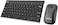 Arteck Bluetooth Keyboard and Mouse Combo Ultra Compact Slim Stainless Full Size Keyboard and Ergonomic Mice for ComputerDesktopPCLaptopSurface and Windows 1087 Built in Rechargeable Battery