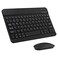 Xukinroy UltraSlim Bluetooth Keyboard and Mouse Combo Rechargeable Portable Wireless Keyboard Mouse Set for Apple iPad iPhone iPadOSiOS 13 and Above Samsung Tablet Phone Smartphone Android Black