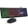 mafiti RK101 Computer Keyboard Mouse Combo Wired RGB Backlit USB Keyboard for PC Mac Laptop Desktop Gaming Office