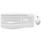 PEIOUS Ergonomic Keyboard and Mouse Combo Full Size Keyboard Cordless with Palm Wrist Rest Ergonomic Mouse Wireless for Windows Computers Laptops WhiteUpgrade