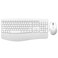 PEIOUS Ergonomic Keyboard and Mouse Combo Full Size Keyboard Cordless with Palm Wrist Rest Ergonomic Mouse Wireless for Windows Computers Laptops WhiteUpgrade