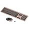 seenda Wireless Keyboard and Mouse Combo Rechargeable Quiet Keyboard Mouse Sleek and Ultra Thin Design FullSize with Number Pad for Windows Laptop PC Notebook Desktop Rose Gold Black