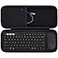 Lebakort Hard Carry Case Compatible with Logitech Pebble Keys 2 Combo K380s K380 Keyboard M350 Pebble Mouse Combo Black Case