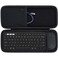 Lebakort Hard Carry Case Compatible with Logitech Pebble Keys 2 Combo K380s K380 Keyboard M350 Pebble Mouse Combo Black Case