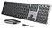 seenda Wireless Bluetooth Keyboard and Mouse Combo SKM643 Rechargeable Slim Quiet Keyboard Mouse 3 MultiDevice Connection Compatible for Windows 1110 PC Laptop Mac MacBook iPad Black Gray