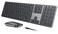 seenda Wireless Bluetooth Keyboard and Mouse Combo SKM643 Rechargeable Slim Quiet Keyboard Mouse 3 MultiDevice Connection Compatible for Windows 1110 PC Laptop Mac MacBook iPad Black Gray