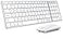 seenda Bluetooth Keyboard and Mouse Combo for Mac SKM642 Rechargeable Silent Wireless Keyboard Mouse Compact Slim 3 MultiDevice Connection Compatible for Mac MacBook ProAir iPad White Silver