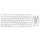 ULSOU Bluetooth Keyboard and Mouse for Mac Rechargeable Mini Size Ultra Slim Quiet Typing 4 Level DPI Wireless Keyboard and Mouse Compatible with Mac iPad iPhone MacBook AirPro