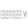 ULSOU Bluetooth Keyboard and Mouse for Mac Rechargeable Mini Size Ultra Slim Quiet Typing 4 Level DPI Wireless Keyboard and Mouse Compatible with Mac iPad iPhone MacBook AirPro