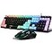 CHONCHOW Gaming Keyboard and Mouse ComboUSB Wired 104Keys Full Size Light Up Keyboard Mic 3600DPI Rainbow Backlit Mechanical Feeling Compatible with PC Xbox Mac OS Game and Work