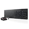 Lenovo 510 Wireless Keyboard Mouse Combo 24 GHz Nano USB Receiver Full Size Island Key Design Left or Right Hand 1200 DPI Optical Mouse GX30N81775 Black
