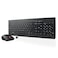 Lenovo 510 Wireless Keyboard Mouse Combo 24 GHz Nano USB Receiver Full Size Island Key Design Left or Right Hand 1200 DPI Optical Mouse GX30N81775 Black