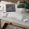 Azio IZO Wireless BT5USB PC Mac Mechanical Keyboard White Blossom