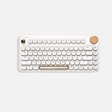 Azio IZO Wireless BT5USB PC Mac Mechanical Keyboard White Blossom