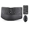 Perixx PERIDUO606A 3in1 Wireless Compact Ergonomic Keyboard with Vertical Mouse and Numeric Keypad Adjustable Palm Rest Tilt Wheel Membrane Low Profile Keys US English