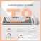 ZIYOU LANG RKT8PR0 Wired 65 Mechanical Gaming Keyboard and Mouse Combo with RGB LED Backlit Antighosting TKL Mini 68 Key Coiled C to A Cable Linear Red Switch for PS4 PS5 Xbox PC Mac GamerGray