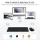 Rapoo 9010M MultiDevice Keyboard and Mouse Combo 24GHzBluetooth 5040 Wireless Keyboard Mouse Set for WindowsMacLinuxChrome Support 4 Devices LowProfile Silent Click Battery Powered