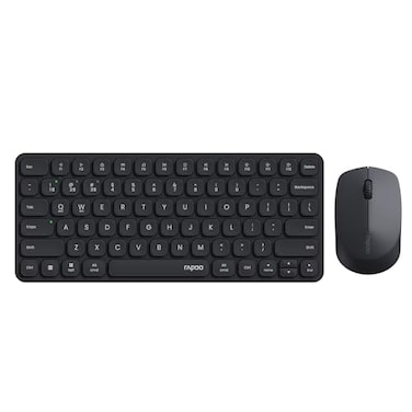 Rapoo 9010M MultiDevice Keyboard and Mouse Combo 24GHzBluetooth 5040 Wireless Keyboard Mouse Set for WindowsMacLinuxChrome Support 4 Devices LowProfile Silent Click Battery Powered