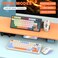 Attoe 75 Wireless Gaming Keyboard and Mouse Combo TriMode BT5024GHzUSBC RGB Backlit Keyboard 3D 1600DPI Mice 2000mAh Battery 80 Keys Knob Volume Control Black
