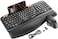 SABLUTE Wireless Keyboard and Mouse Combo Ergonomic Wave Keys Cushioned Palm Rest Rechargeable Phone Holder Natural Typing 24G LagFree MA22 Plus Full Size Keyboards Set for WindowsMac