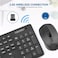 Rii Wireless Keyboard and Mouse Combo Standard Office PC Keyboard and Optical Wireless Mice Black