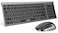 seenda Wireless Bluetooth Keyboard Mouse Combo COE401 Rechargeable Silent Keyboard Mouse Compact Slim 3 MultiDevice Connection Compatible for WindowsMac PC Laptop MacBook iPad Black Gray