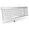 Macally Wired Keyboard for Mac Compatible Apple Keyboard with Numeric Keypad Slim SpaceSaving Design for MacBook ProAir Laptop Mac mini iMac Replacement
