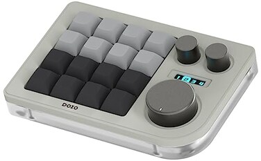 KEEBMONKEY Megalodon Triple Knob Macro Pad Programmable Designer Mini Keyboard 16 Keys Soy