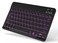 TOHAKATA Backlit Bluetooth Keyboard Small Portable Wireless Keyboard Rechargeable Illuminated for Android Samsung Tablet Cell Phone Smartphone iPad A16 11th 10th Generation iPad Pro Air Mini iPhone Bl