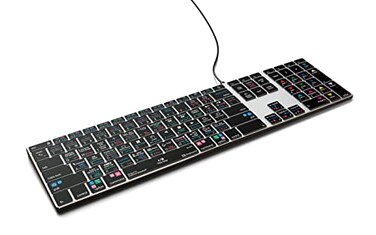 KB Covers Davinci Resolve Backlit Pro Aluminum Keyboard macOS US ColorCoded Shortcuts Durable Aluminum Frame Accelerate Your Editing Color Grading Workflow