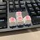 YupYay 4 Pack Custom OEM R4 PBT Mechanical Keyboard Keycaps Cute Cat Paw Kawaii Gaming Key Caps for Mechanical Keyboard with Keycap Puller White Base