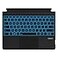 Bucewkde Surface Pro 345677 Keyboard UltraSlim Wireless Bluetooth Surface Keyboard with PalmRejection Trackpad 7Color Backlit SleepWake Function Long Battery Life