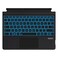 Bucewkde Surface Pro 345677 Keyboard UltraSlim Wireless Bluetooth Surface Keyboard with PalmRejection Trackpad 7Color Backlit SleepWake Function Long Battery Life