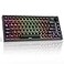 TECWARE Spectre 75 Mechanical Gaming Keyboard Customizable LCD Screen Display Knob TriMode Wireless Bluetooth 24GHz Gasket Mount Hot Swappable Black Cocoa Brown Tactile Switches