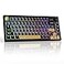 TECWARE Spectre 75 Mechanical Gaming Keyboard Customizable LCD Screen Display Knob TriMode Wireless Bluetooth 24GHz Gasket Mount Hot Swappable Ocean Gold Red Linear Switches