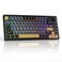 TECWARE Spectre 75 Mechanical Gaming Keyboard Customizable LCD Screen Display Knob TriMode Wireless Bluetooth 24GHz Gasket Mount Hot Swappable Ocean Gold Red Linear Switches