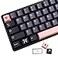 MOLGRIA Keycaps 136 Set Night Sakura for Full Sized Keyboard Custom PBT Cherry Profile Key Caps with Keycap Puller for Cherry MX 104876861 60 Percent ANSIISO Layout Keyboard