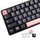 MOLGRIA Keycaps 136 Set Night Sakura for Full Sized Keyboard Custom PBT Cherry Profile Key Caps with Keycap Puller for Cherry MX 104876861 60 Percent ANSIISO Layout Keyboard