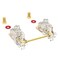 DUROCK Stabilizer V3 Screw in Stabilizers with 2u 625u 7u Wires PCB Mount Keyboard Stabilizers for Mechanical Keyboards V3 Clear 100 Kit