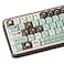 COOMICKEY PBT Keycaps FOA Profile Cute Mint Chocolate Keycaps 145 Keys DyeSublimation Custom Keycap Set with Keycap Puller for Cherry Gateron MX Swithes Mechanical Keyboards