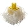 GATERON Milky Yellow Pro V2 Prelubed 5 Pin 50gf LED RGB Linear Switches for MX Mechanical Keyboard 110 Pcs Milky Yellow Pro V2