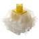 GATERON Milky Yellow Pro V2 Prelubed 5 Pin 50gf LED RGB Linear Switches for MX Mechanical Keyboard 110 Pcs Milky Yellow Pro V2