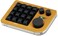 KEEBMONKEY Megalodon Triple Knob Macro Pad Programmable Designer Mini Keyboard 16 Keys Yellow