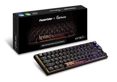 PowerColor USBC x Ducky One 2 SF RGB Mechanical Keyboard with Kailh Brown Switches