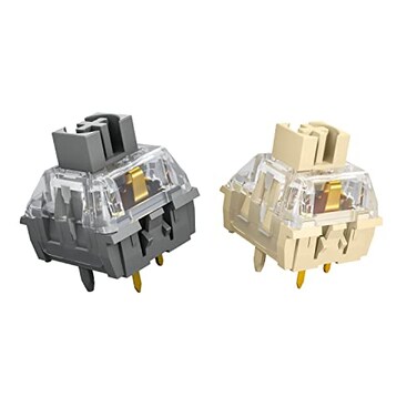 KAILH Official Store Mechanical Keyboard Switch Midnight Pro Keystem DIY Tactile Liner 5PIN 70PCS Tactile