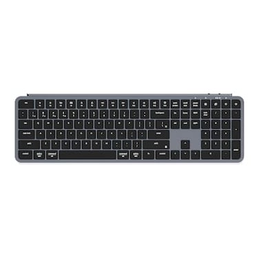 Keychron B6 Pro UltraThin Wireless Keyboard FullSize ZMK with Numeric Keypad Quiet Typing 24 GHzBluetooth 52Wired Connection Long Battery Life Compatible with Mac Windows Linux Space Gray