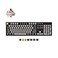 Keychron C2 Pro Wired Custom Mechanical Keyboard Full Size Layout QMKVIA Programmable Macro White Backlit with Linear Red Switch OEM Profile DoubleShot PBT Keycaps for Mac Windows Linux