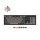Keychron C2 Pro Wired Custom Mechanical Keyboard Full Size Layout QMKVIA Programmable Macro White Backlit with Linear Red Switch OEM Profile DoubleShot PBT Keycaps for Mac Windows Linux