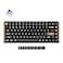 Keychron K2 HE QMK Wireless Gaming Custom Mechanical Keyboard 24 GHzBluetoothWired 75 Layout HotSwappable Programmable RGB Backlit Gateron Magnetic Switches for Mac Windows Wood FrameBlack